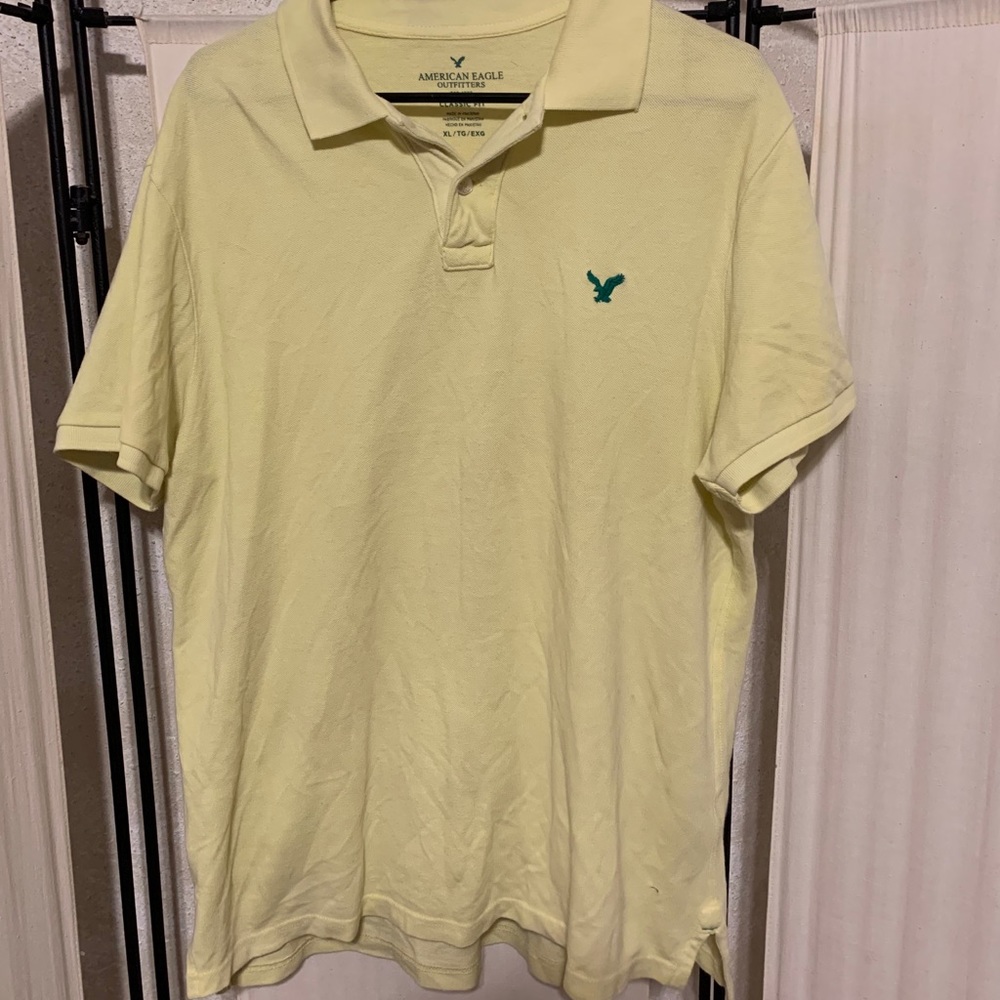 American Eagle Yellow Polo Shirt